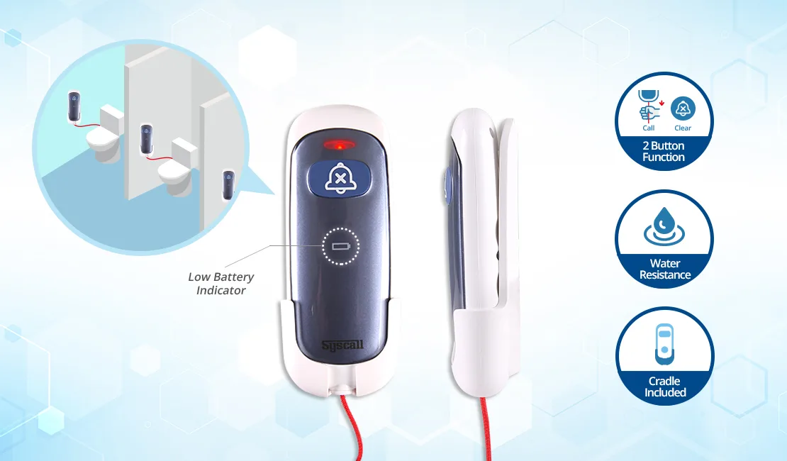 Nút gọi nhà vệ sinh SHS-100 có dây giật