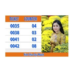 Phần mềm hiển thị số thứ tự trên màn hình LCD