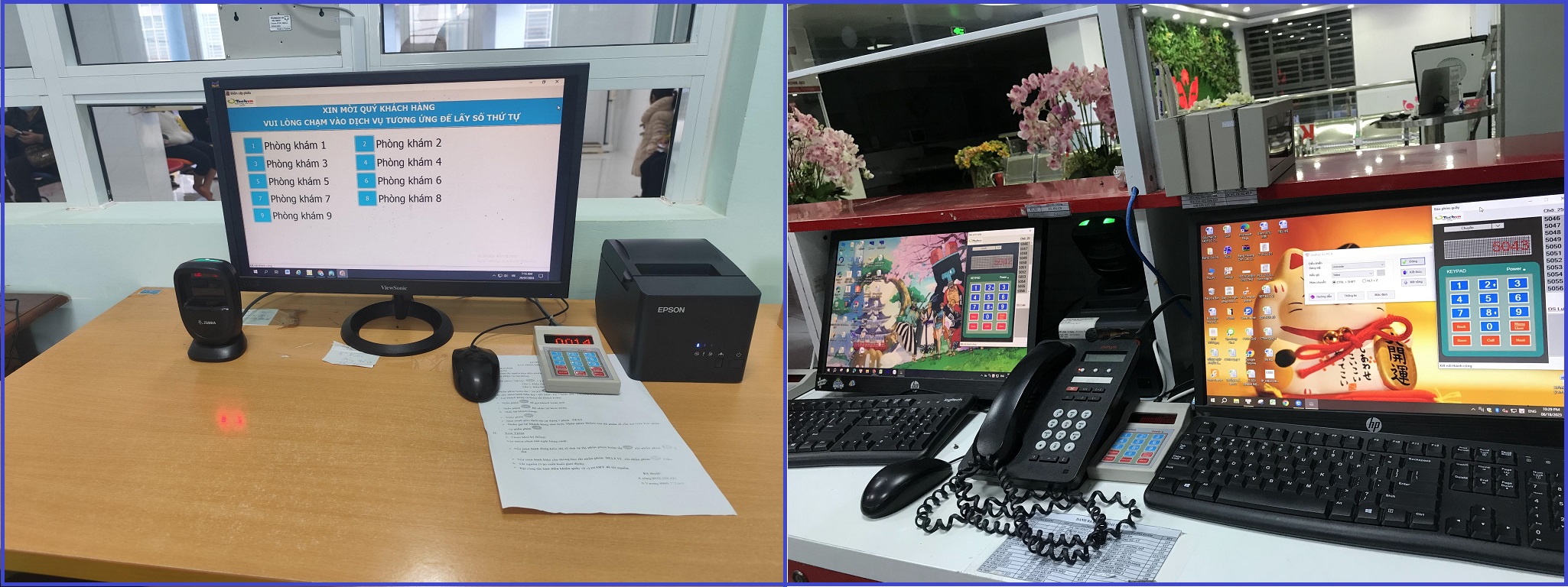 Hệ thống xếp hàng tự động cho bệnh viện