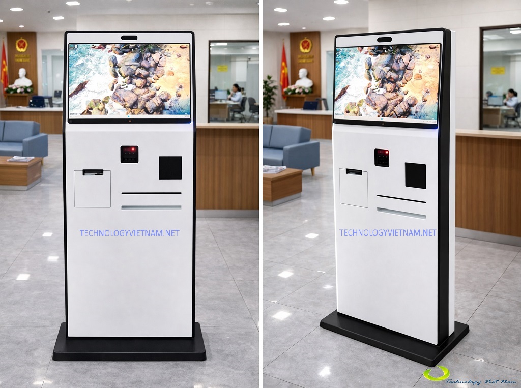 Kiosk tra cứu thông tin và khảo sát hài lòng Trung tâm hành chính