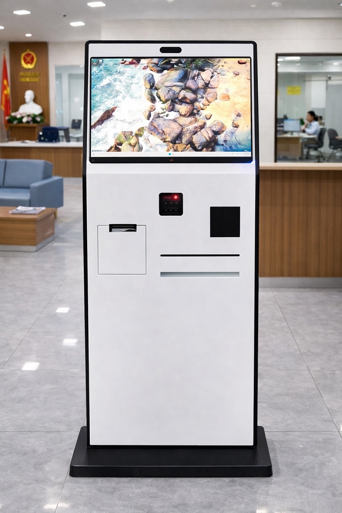 Kiosk tra cứu thông tin và khảo sát hài lòng Trung tâm hành chính